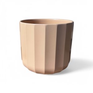 Ivyline Positano Apricot Geo Pot